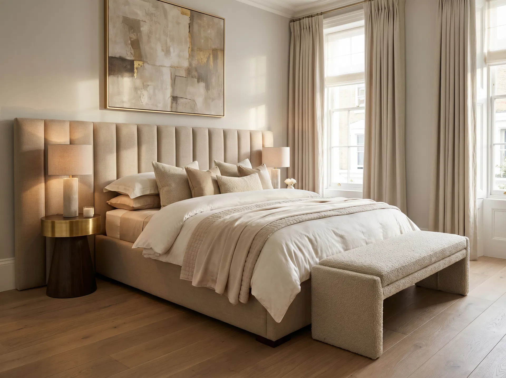 Bedroom after virtual staging