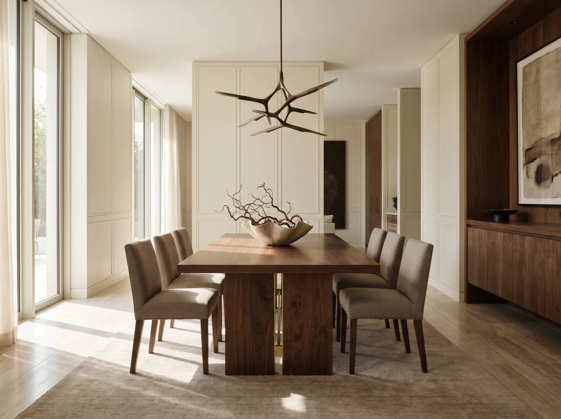 Dining room after virtual staging