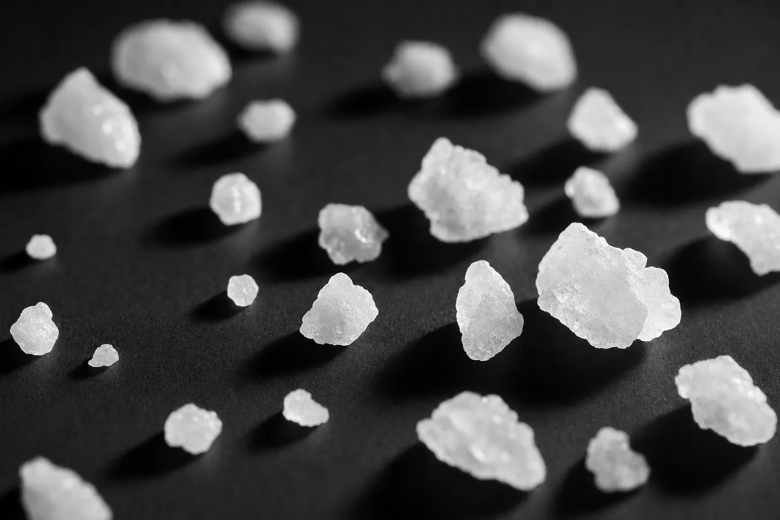 Salt crystals