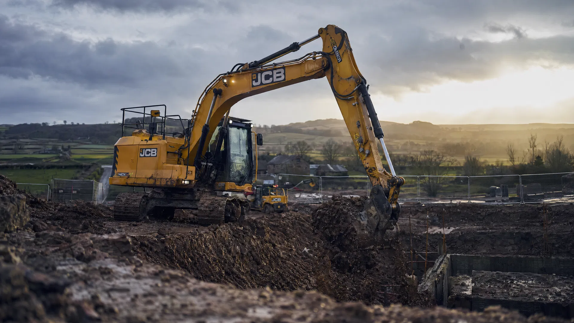 MG Groundworks team on site in Yorkshire
