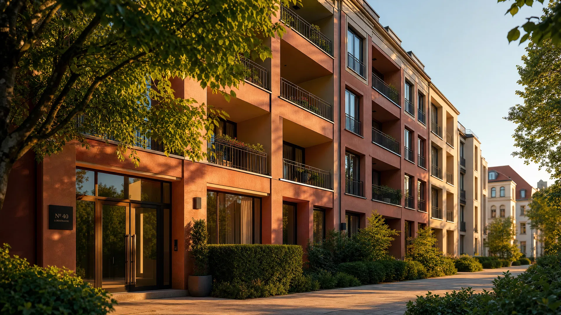 Modernes Wohngebäude in München