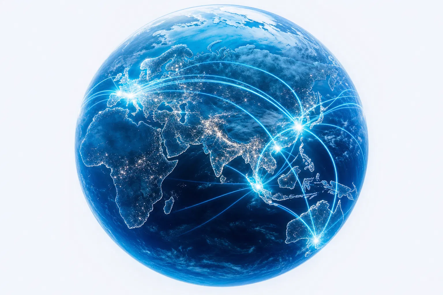 Global financial network connecting China to world capital