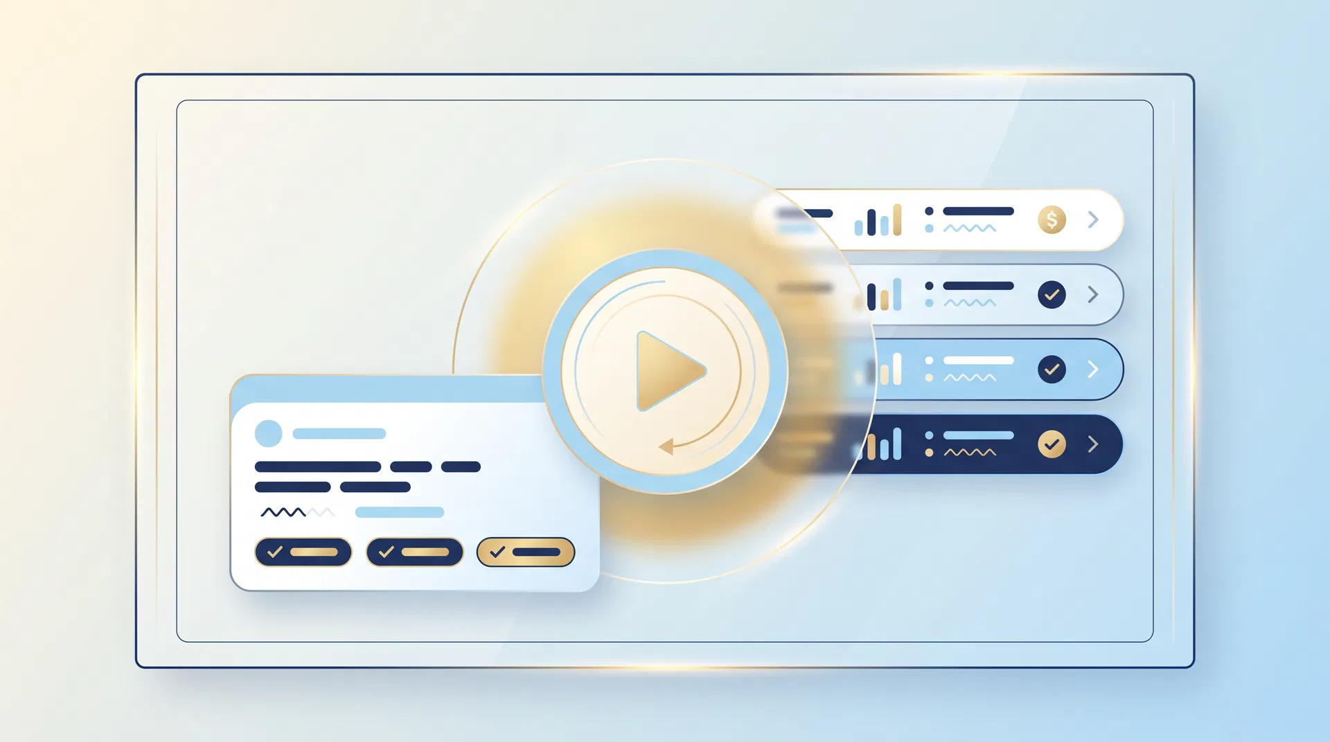 Abstract Substrate lender dashboard video frame