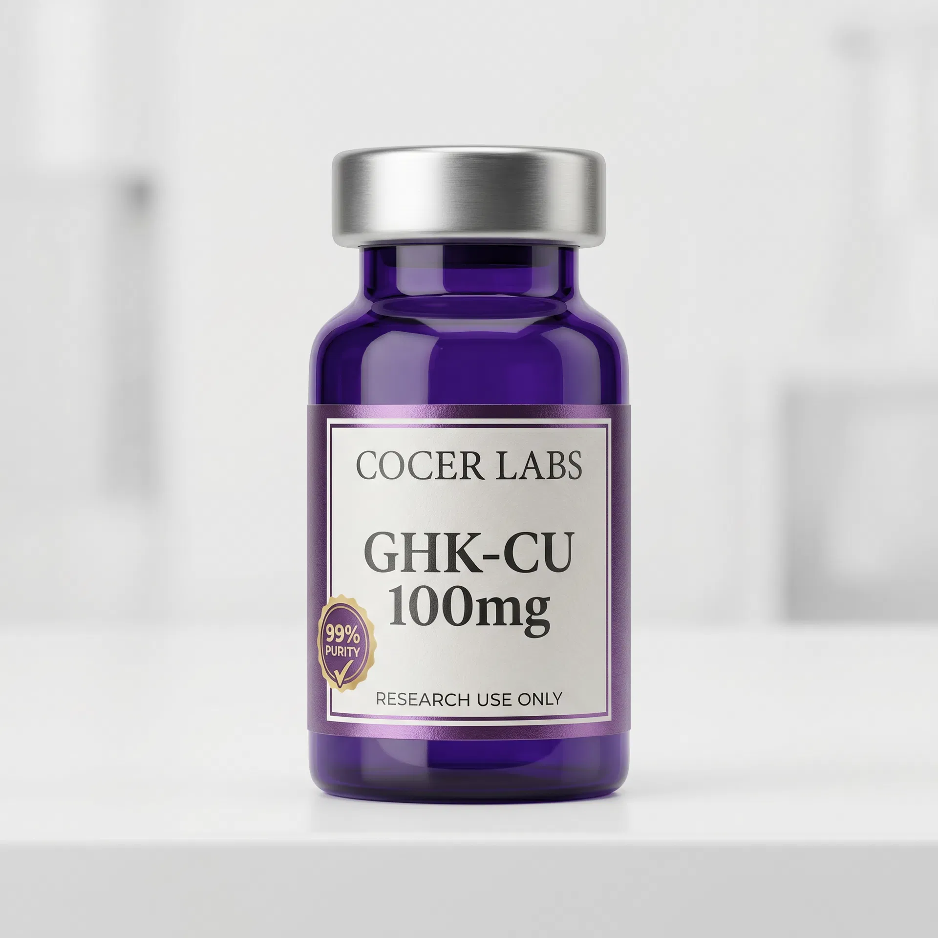 GHK-CU 100mg Frasco Roxo