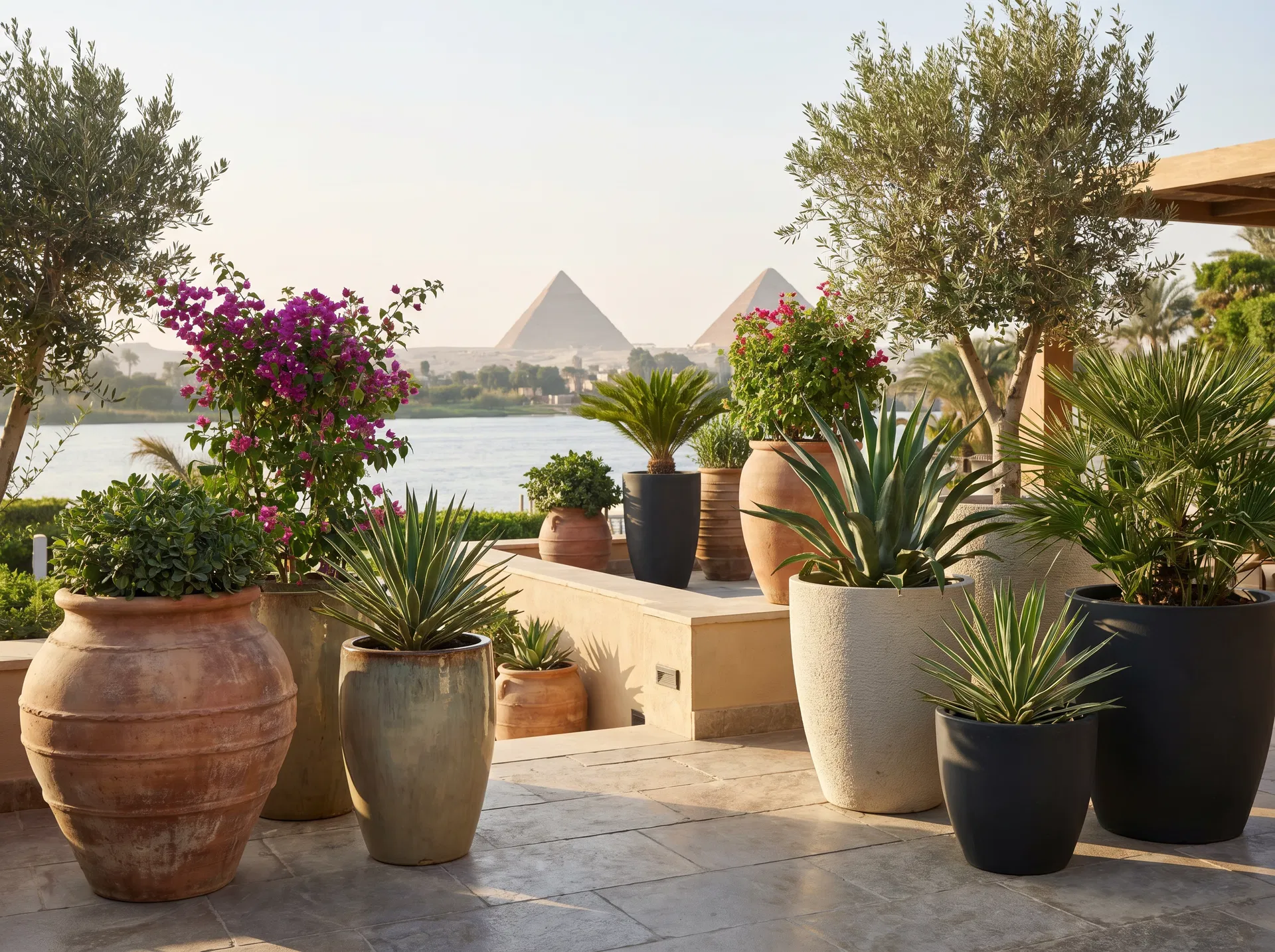 الأصص والزارعات الفاخرة