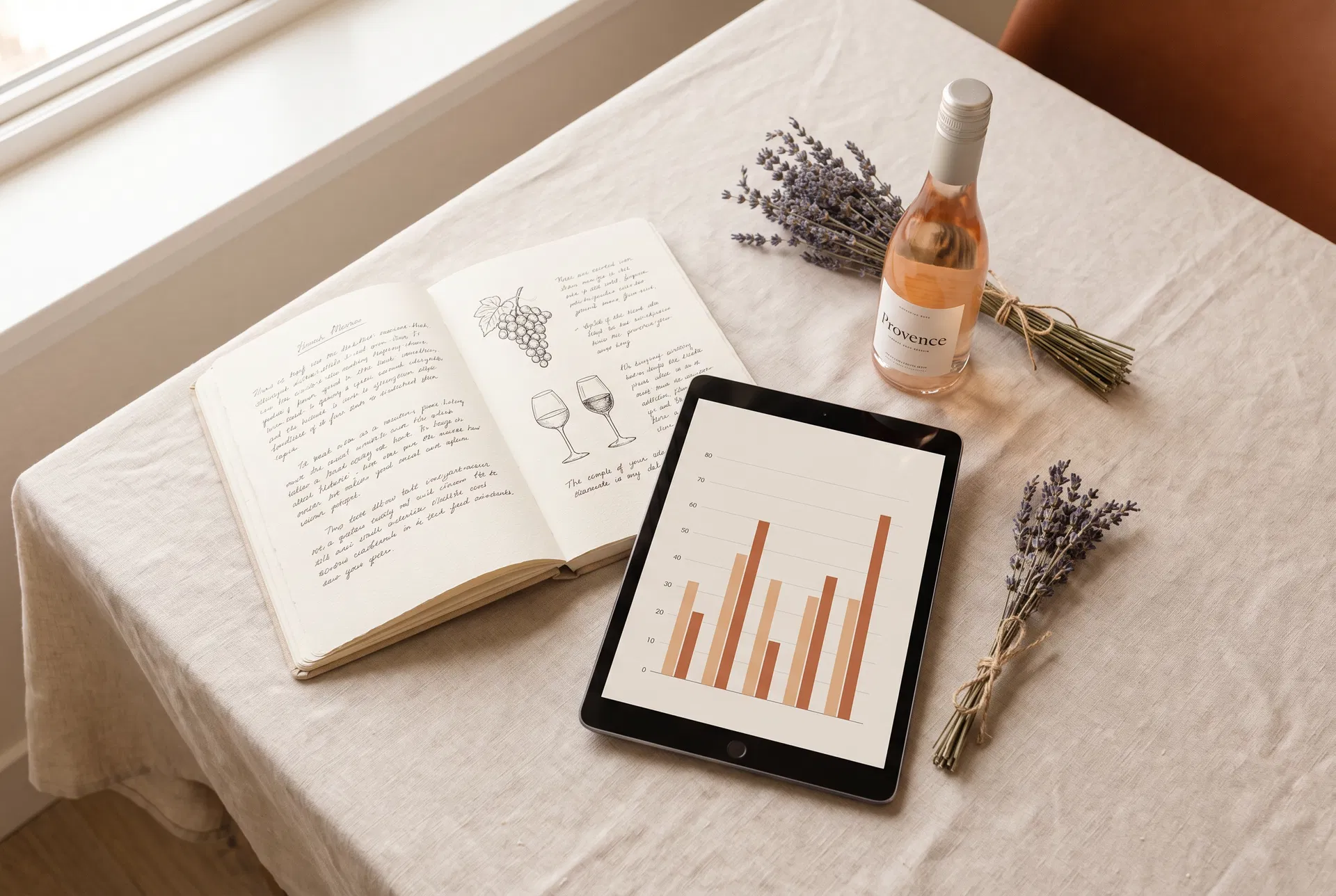 Mission en cours — consultant marketing viticole domaine biodynamique Ventoux