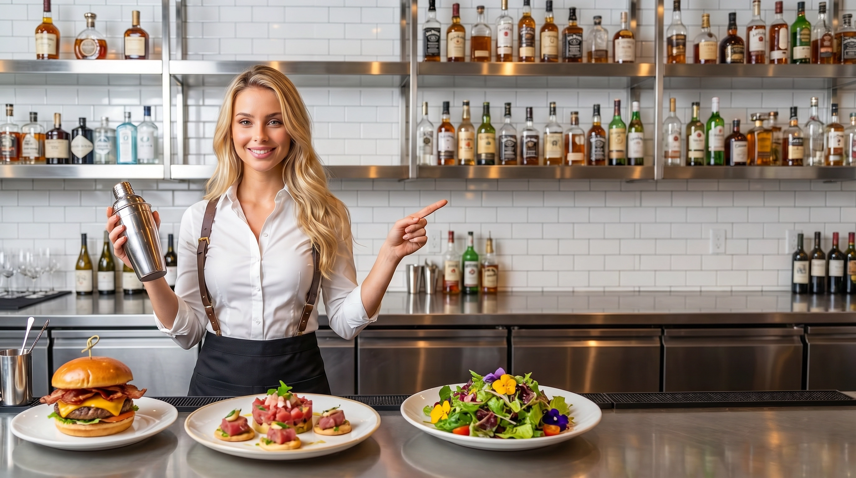 Bartender at a restaurant and bar