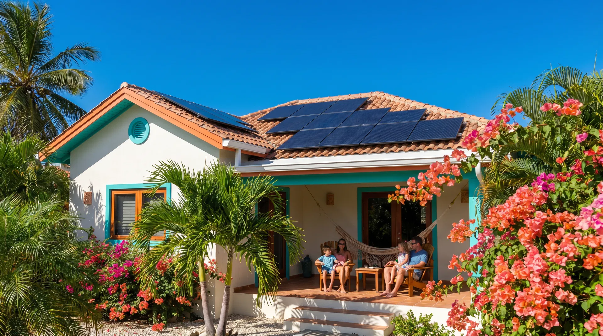 Solar installation in Haiti