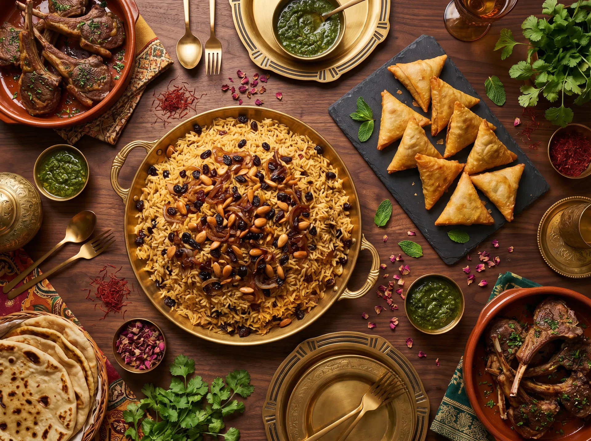 Somali and ethnic cuisine spread