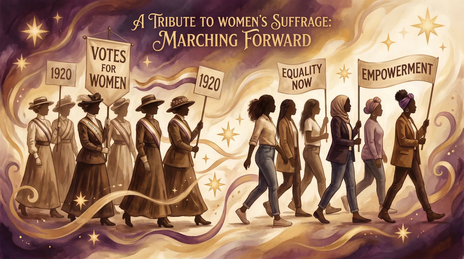A tribute to women's suffrage: marching forward from 1920 to today