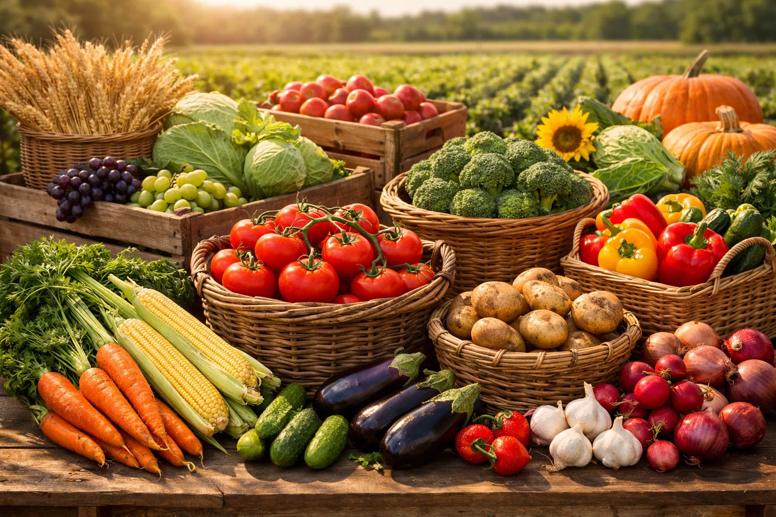 Abundant harvest and food production