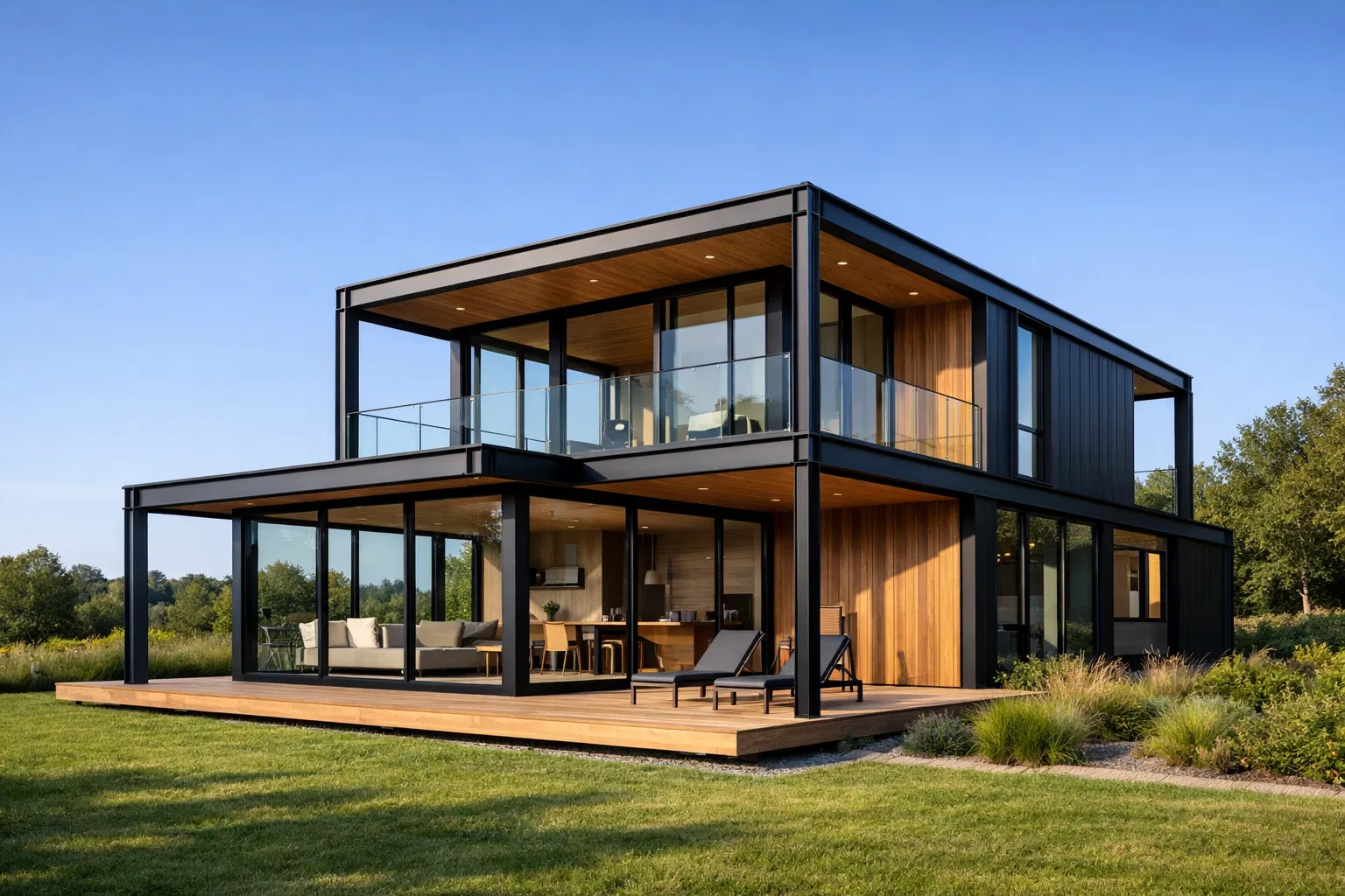 Modern prefabricated house