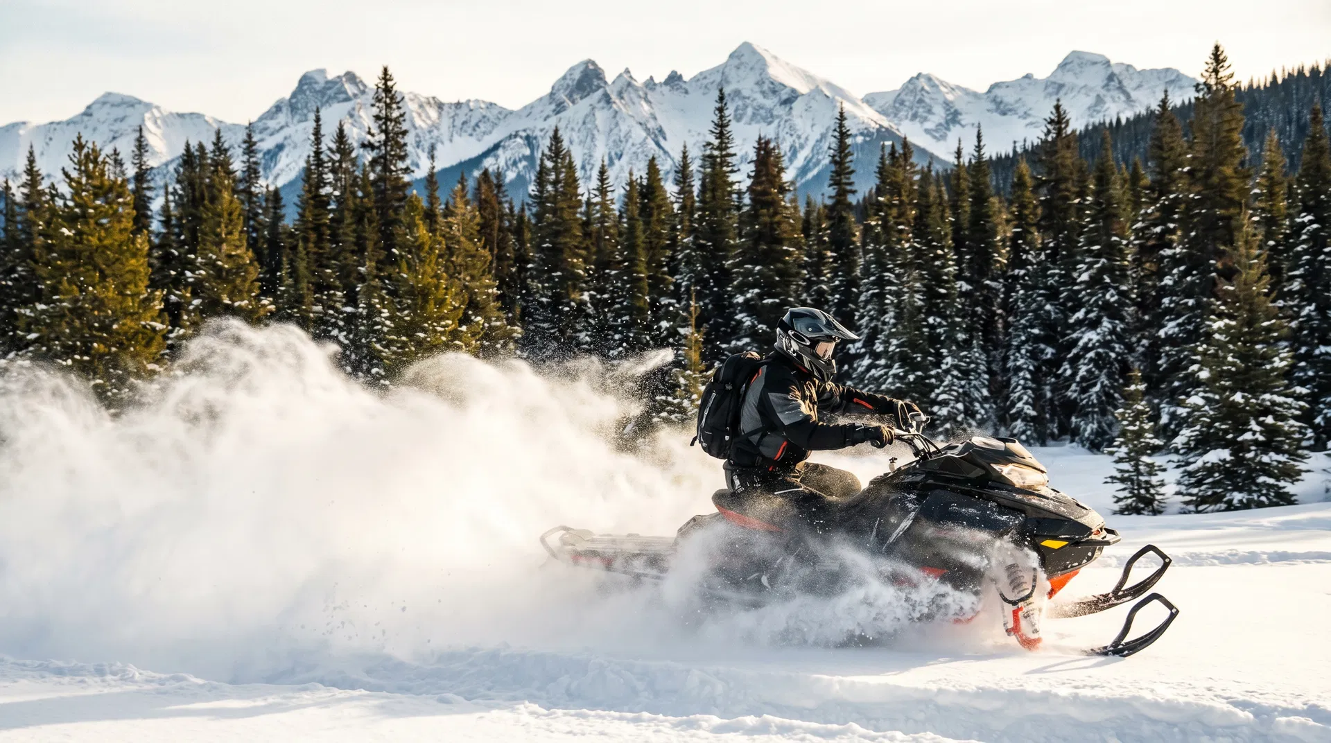 Winter Snowmobiling