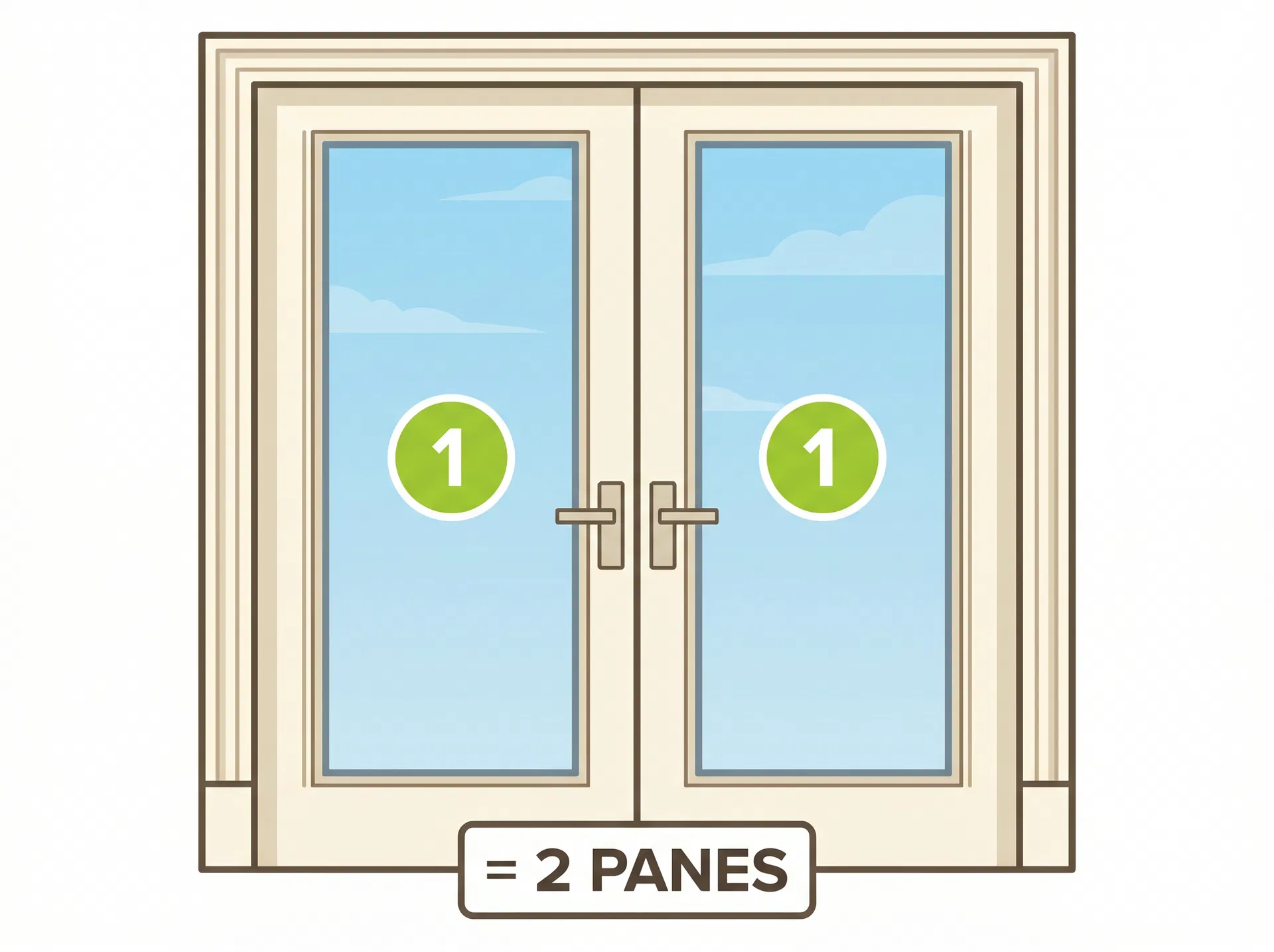 French Doors — 2 panes