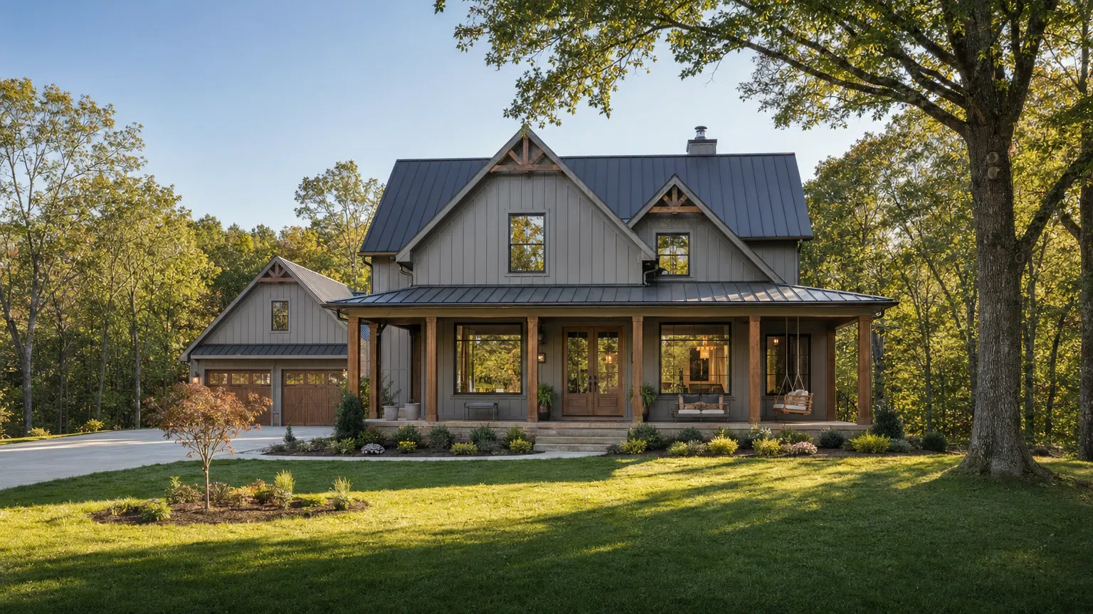Completed custom home in Northwest Georgia