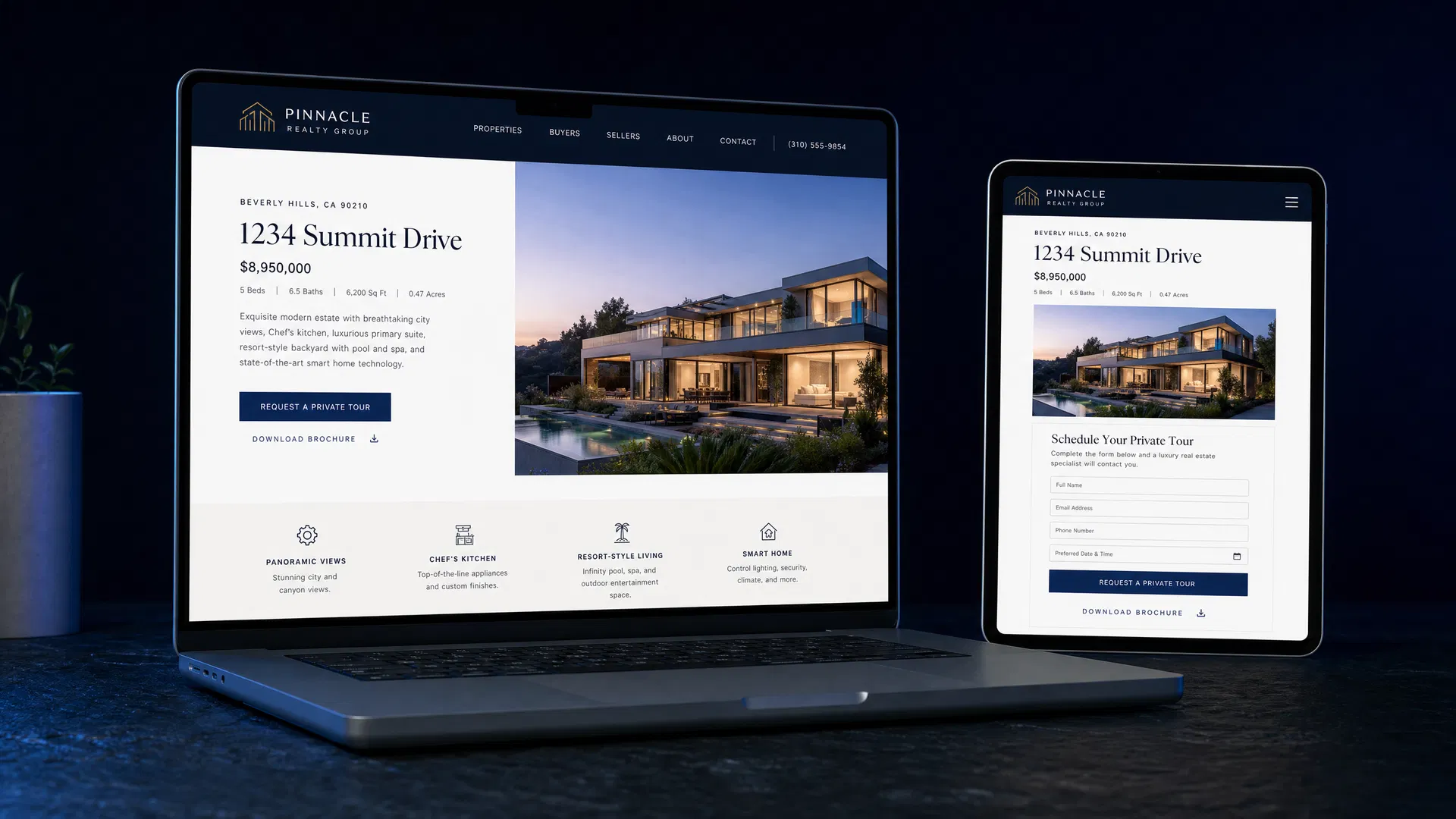 Property website example