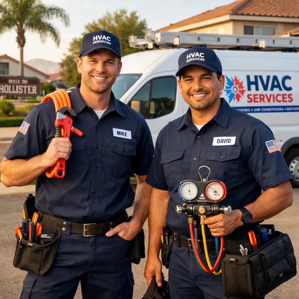 Professional HVAC service team
