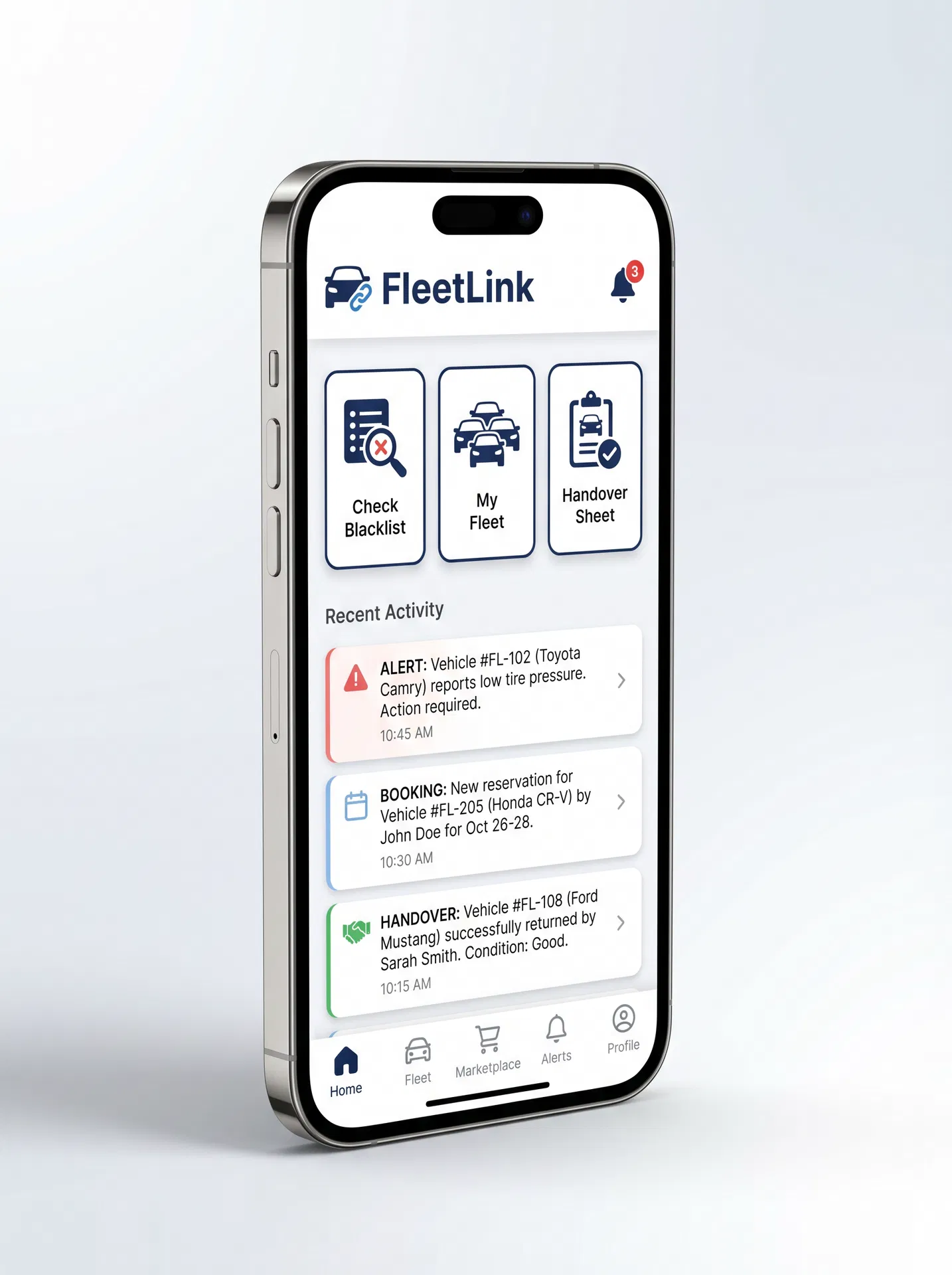FleetLink Mobile App