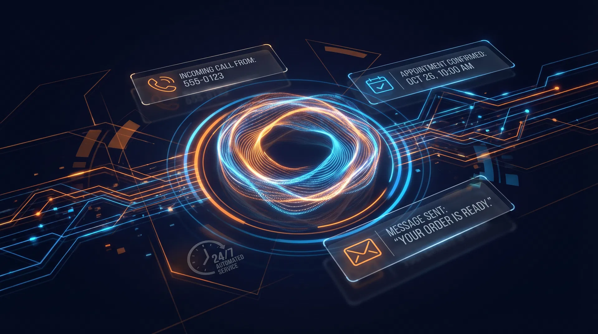 AI voice receptionist system for HVAC and plumbing contractors