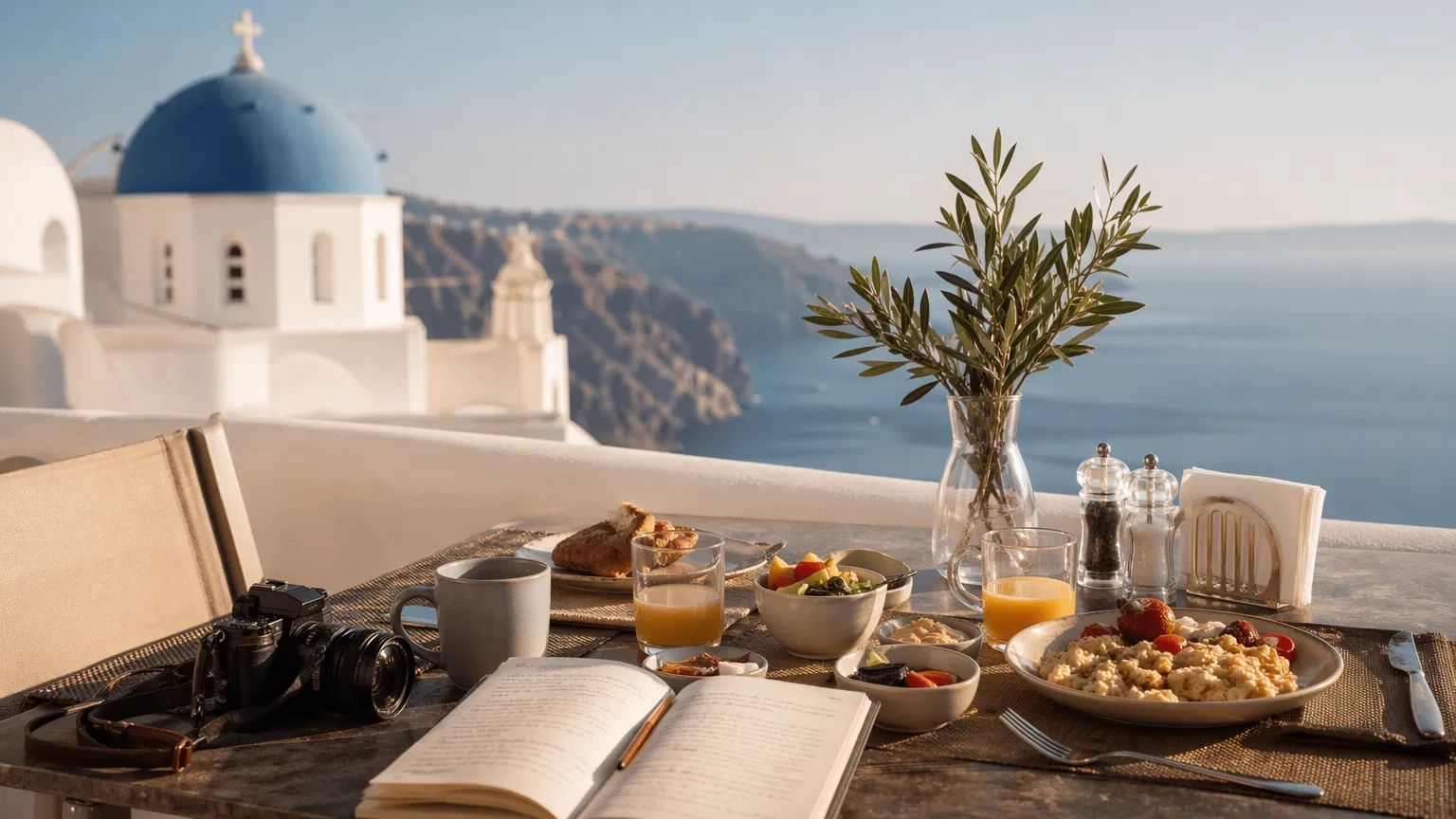 Sunrise in Santorini: A Morning at Astra Apartments