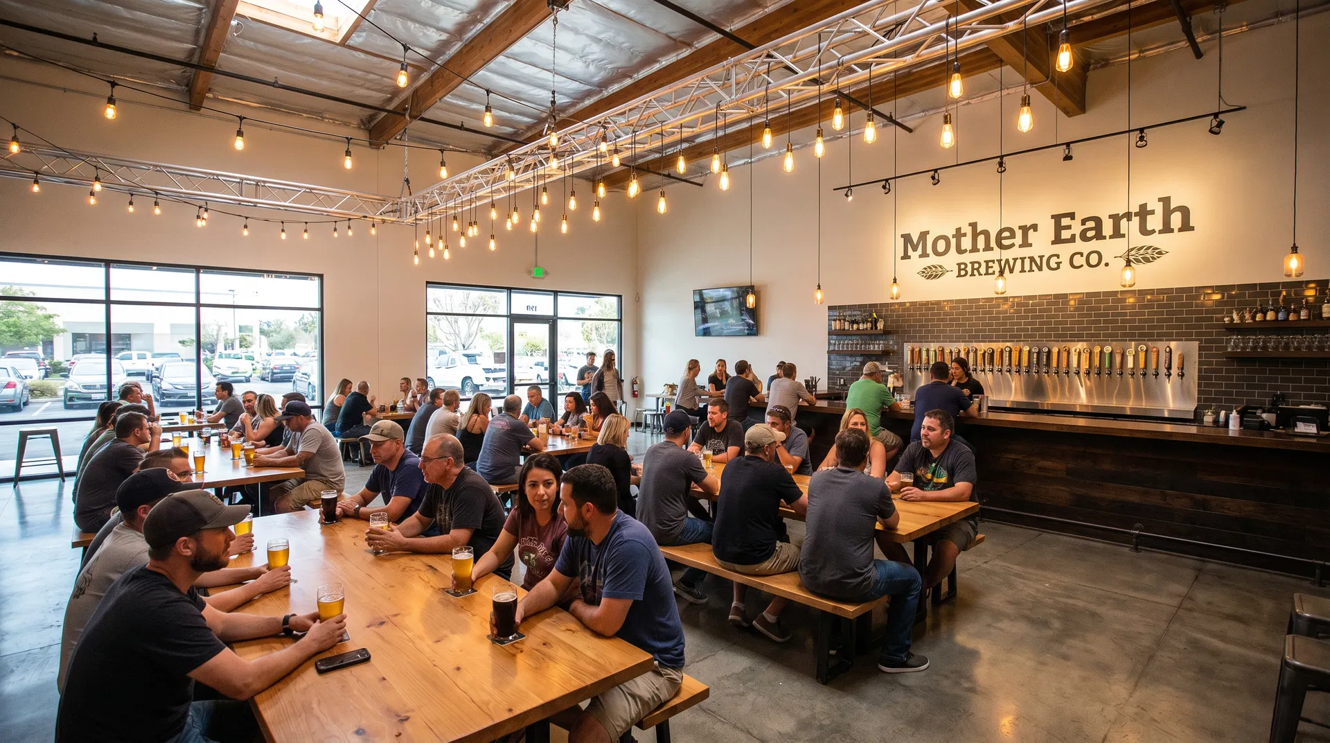 Mother Earth Brewing Company taproom in Vista California