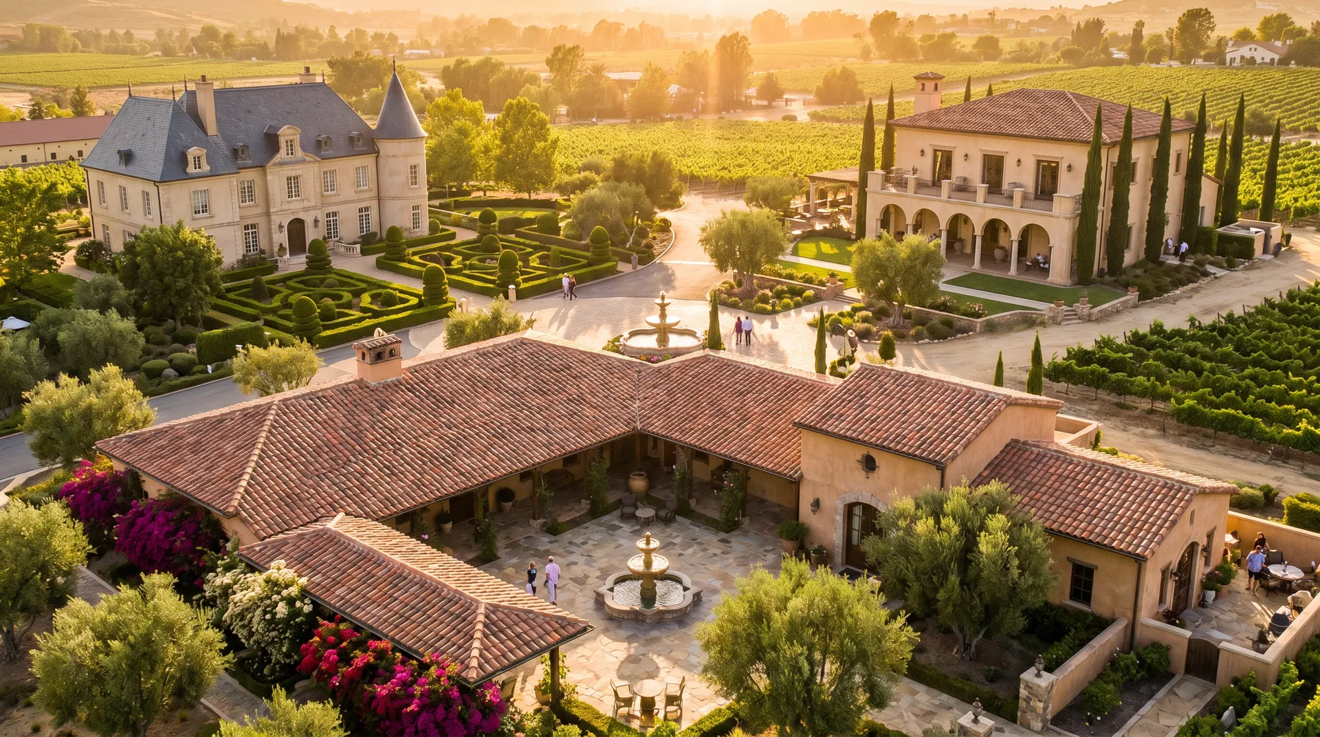 Europa Village European-themed winery estate in Temecula