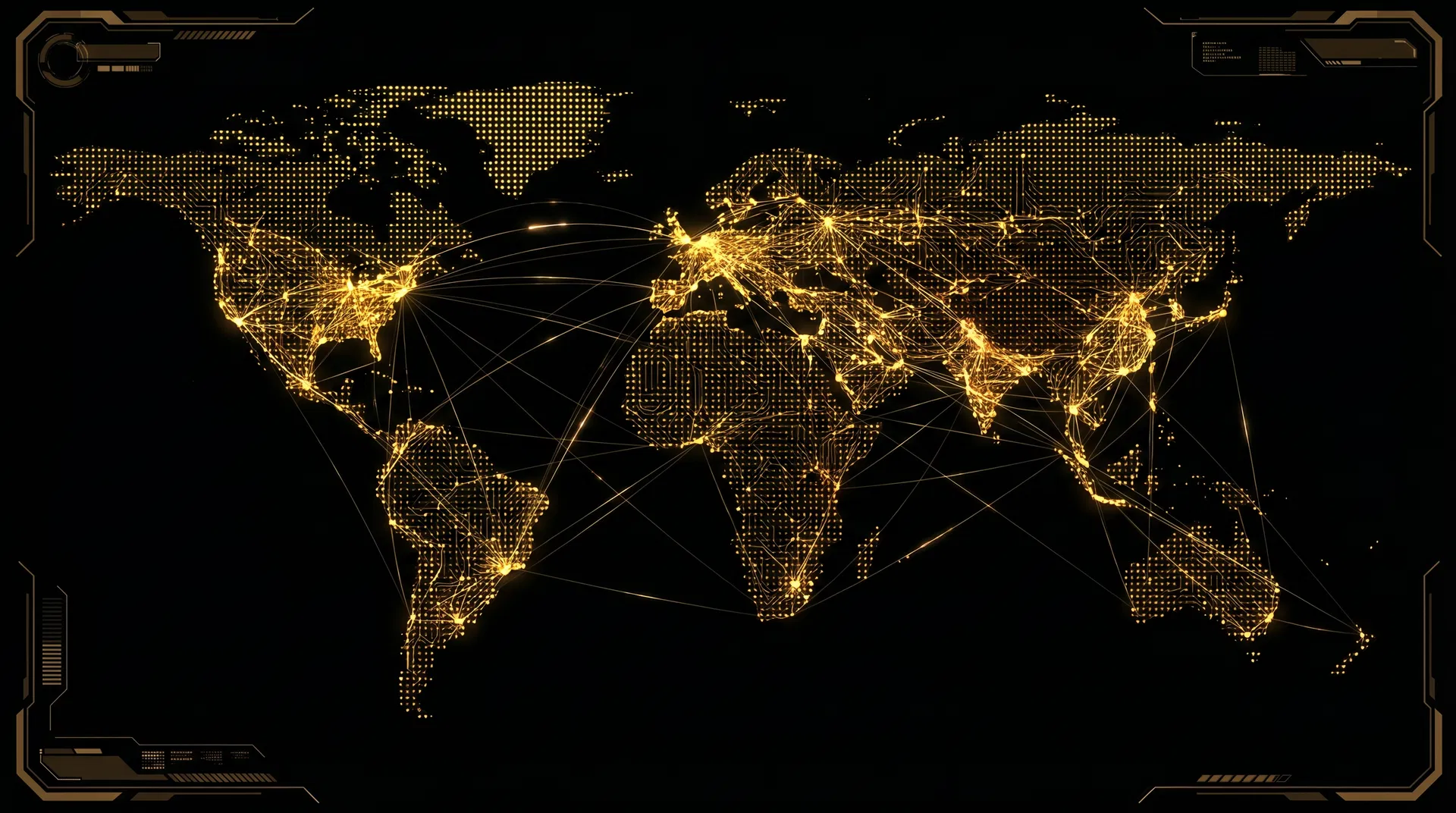 Global enforcement coverage map