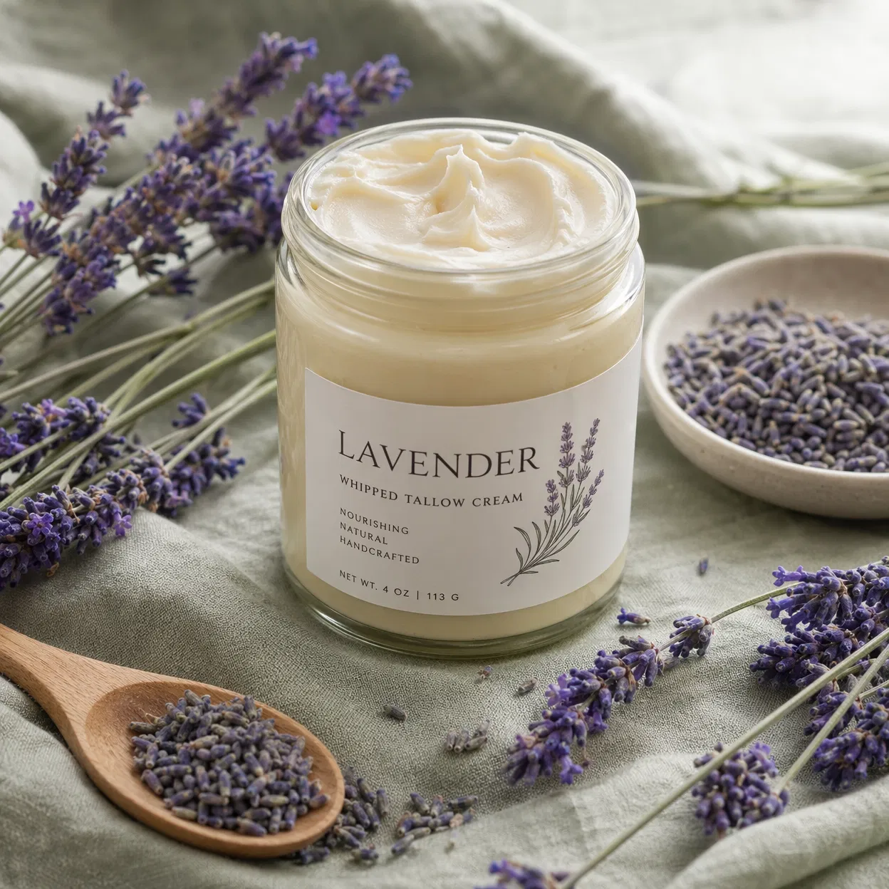 Silk Whipped Tallow Cream