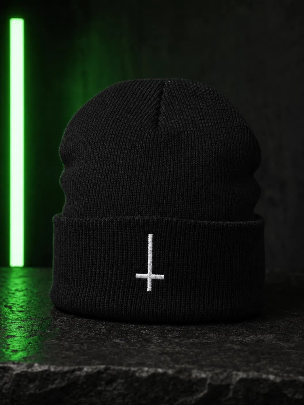 Inverted Cross Beanie