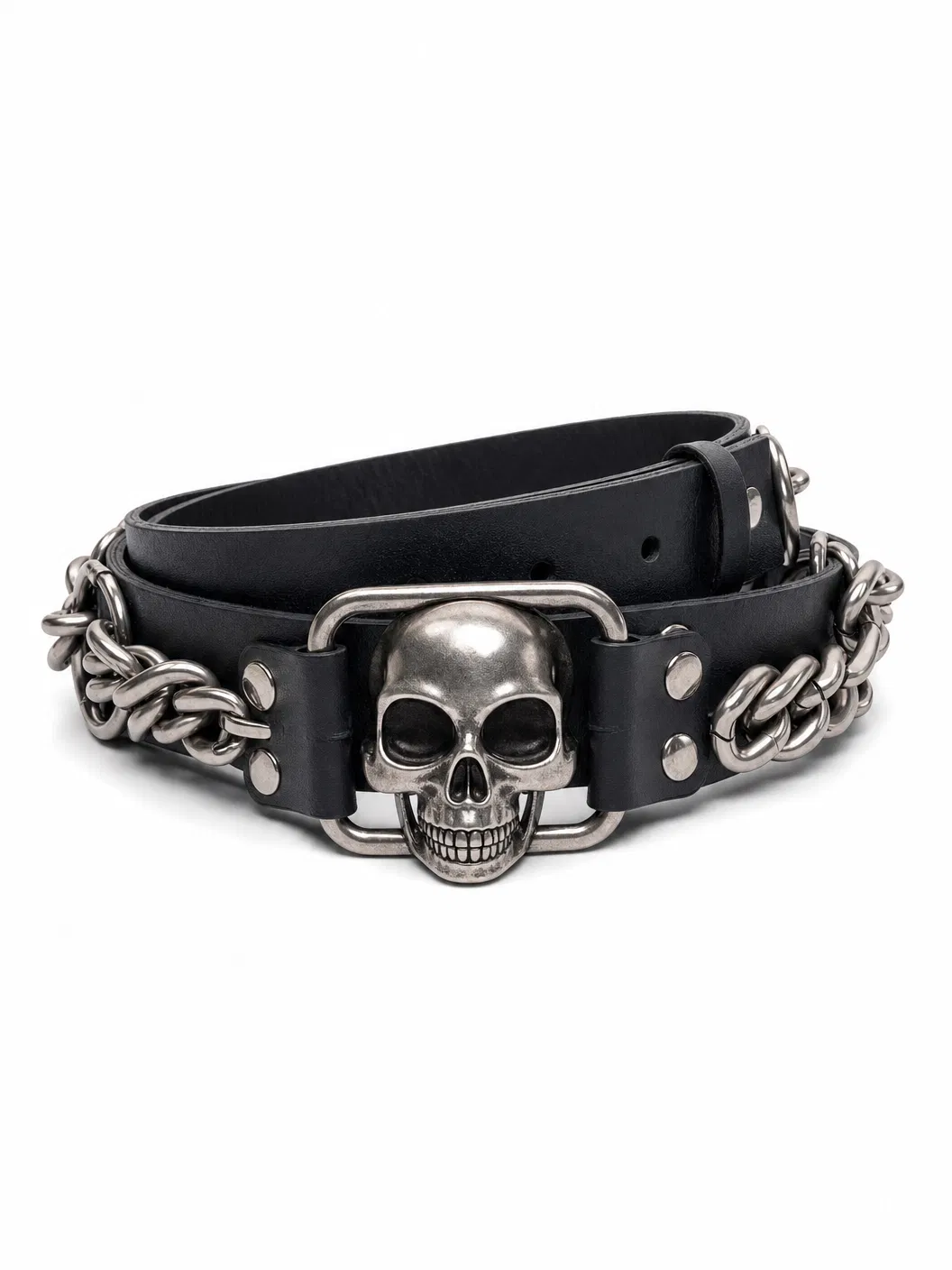 Skull Chain Belt