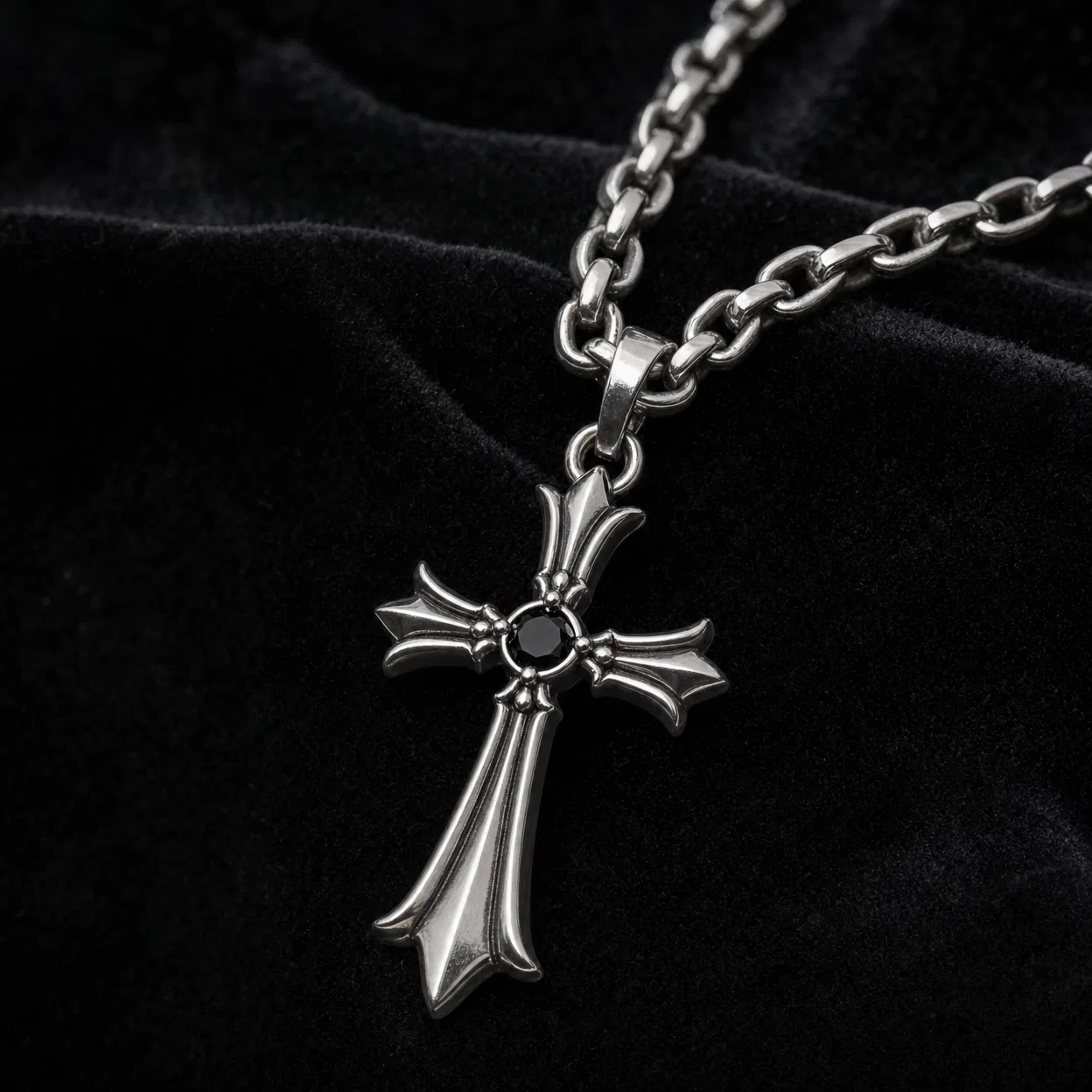 Gothic Cross Chain Necklace