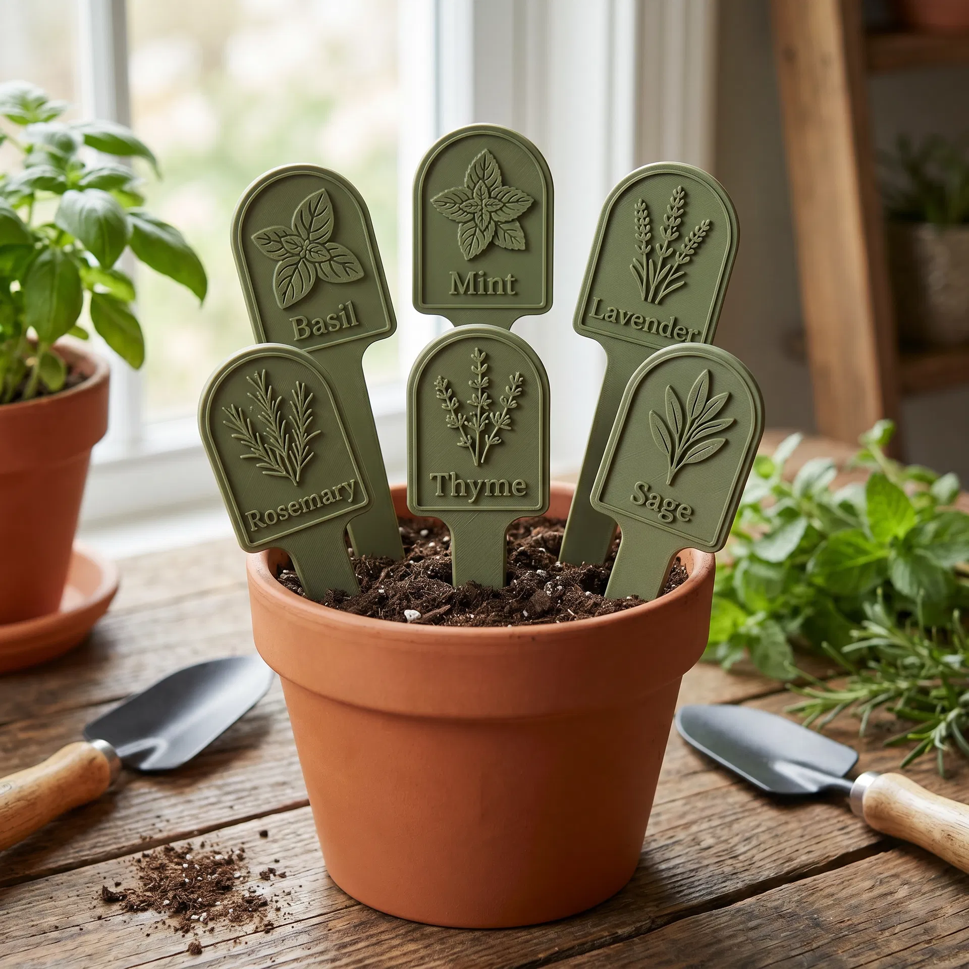 Herb Garden Marker Set (6-Pack)