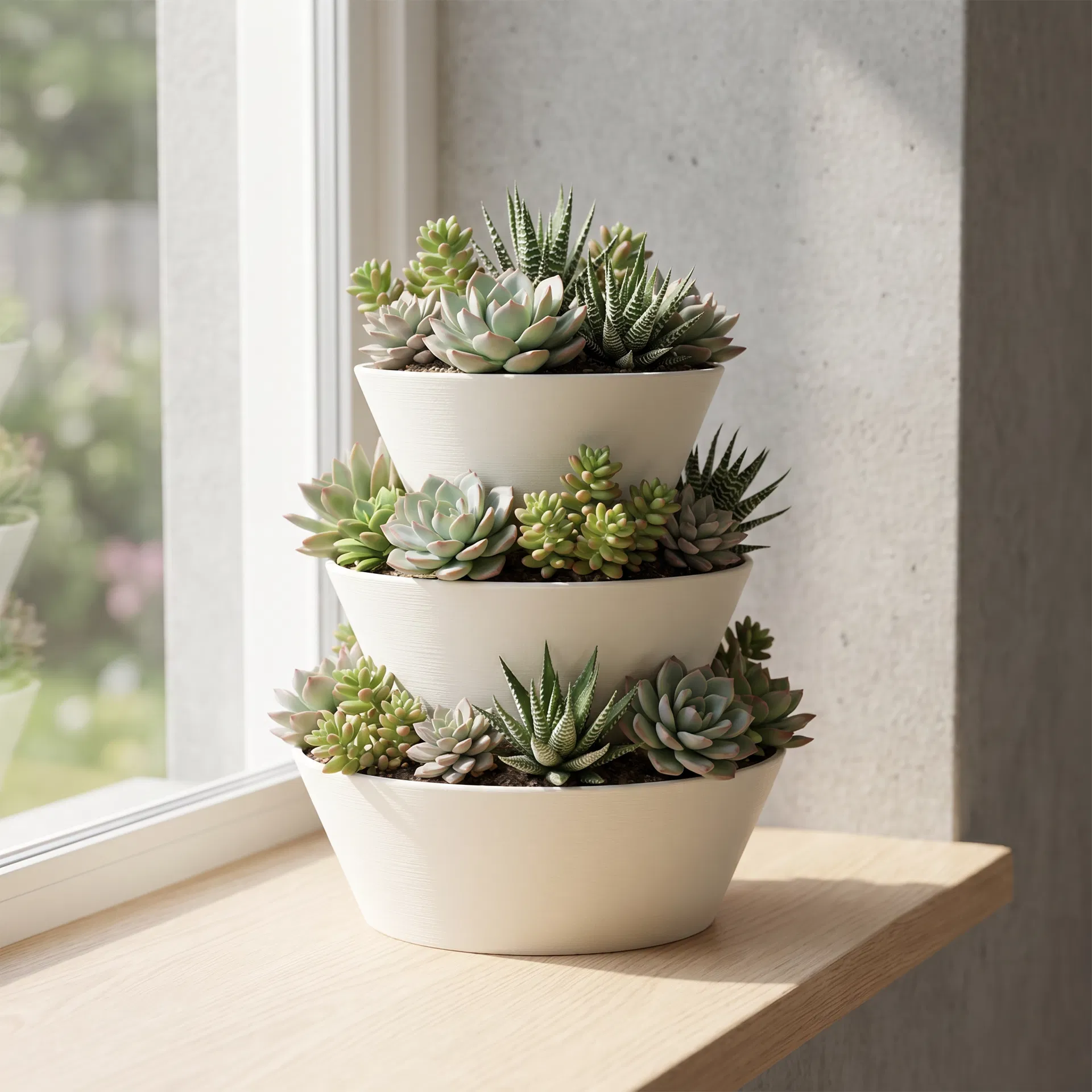 Tiered Tower Succulent Planter