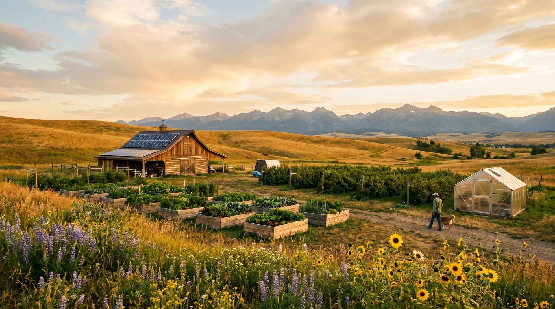 Swartz's Organics Montana farm