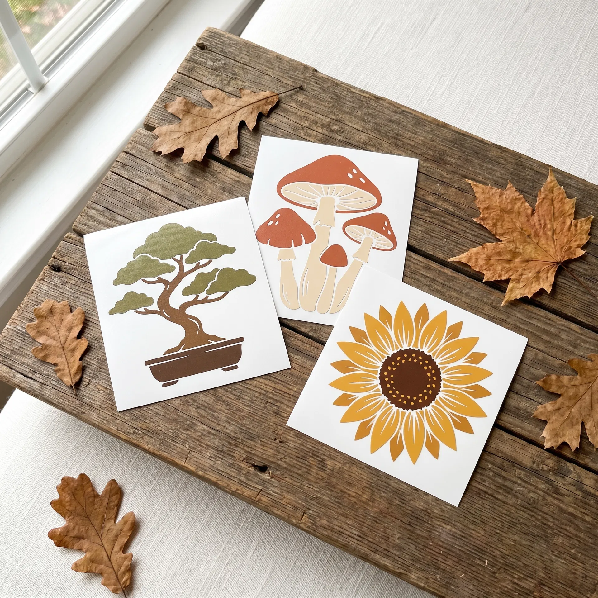 Nature Trio Iron-On Pack