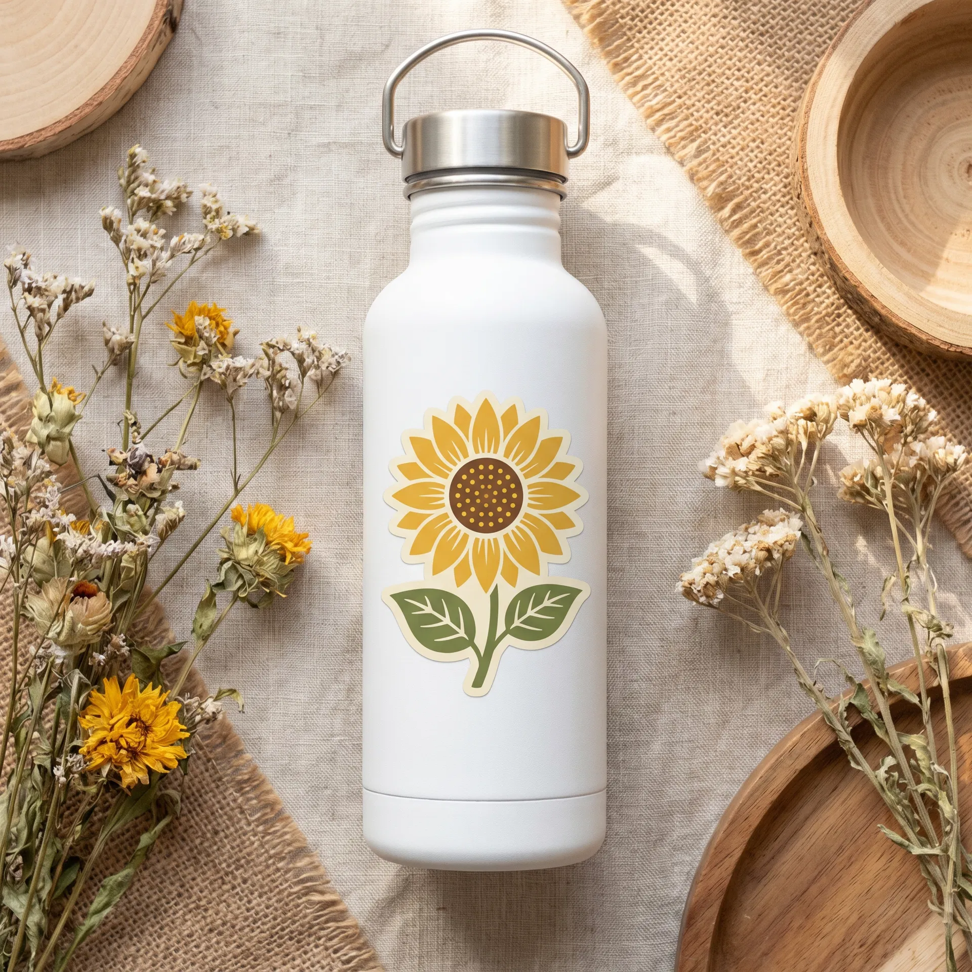 Sunflower Vinyl Decal