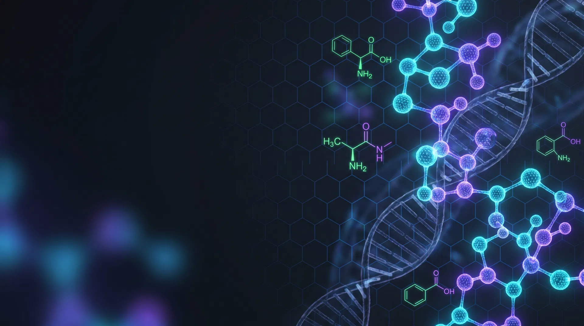 Peptides molecular structure