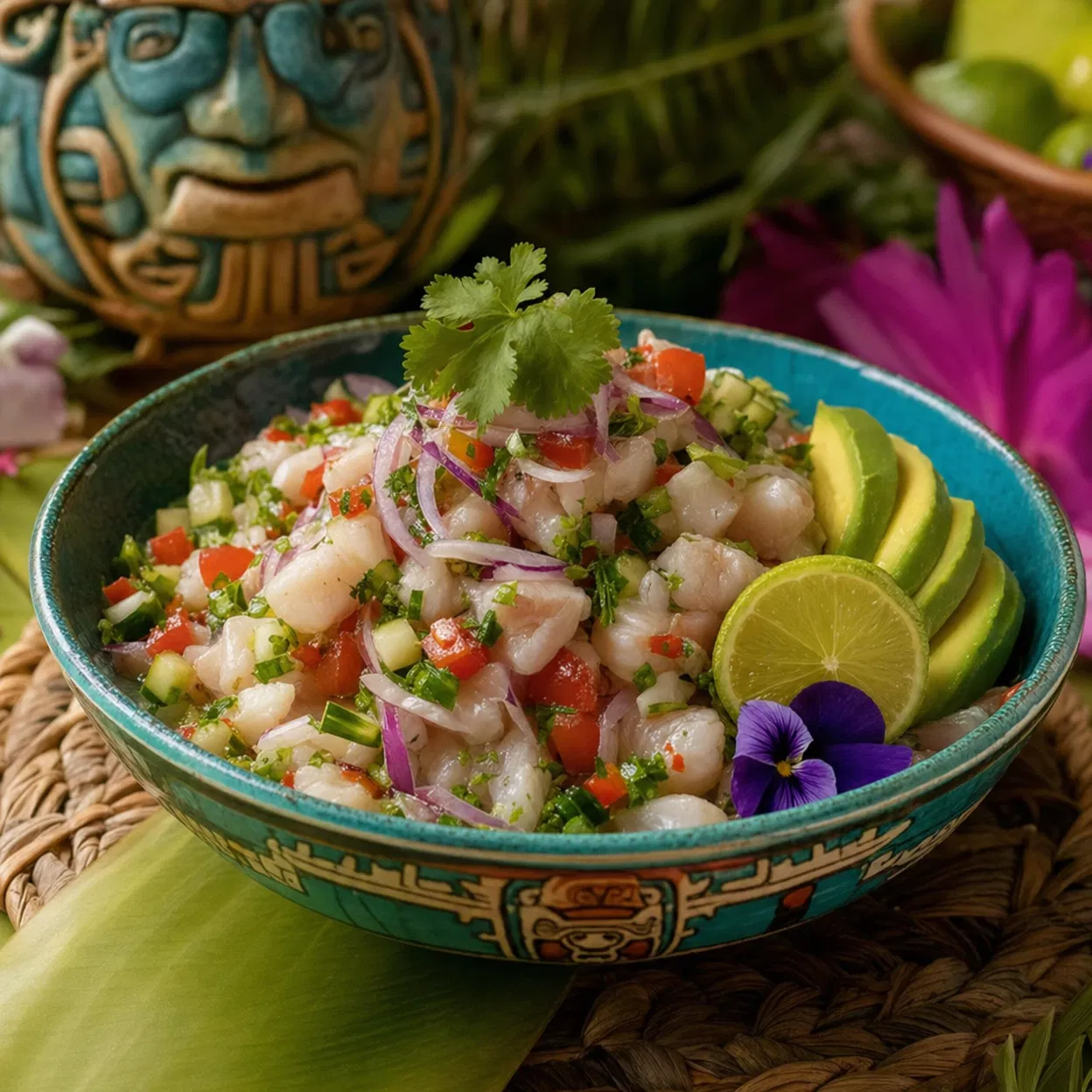 Maya-Inspired Ceviche