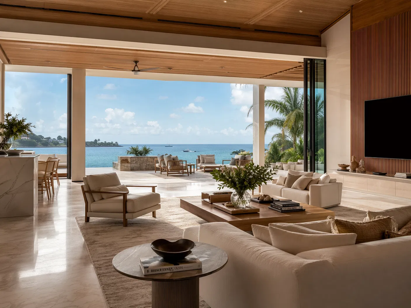 Luxury villa interior