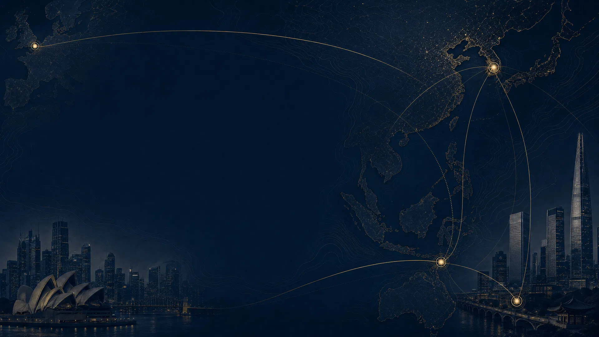 Seoul, Sydney and APAC capital-flow network