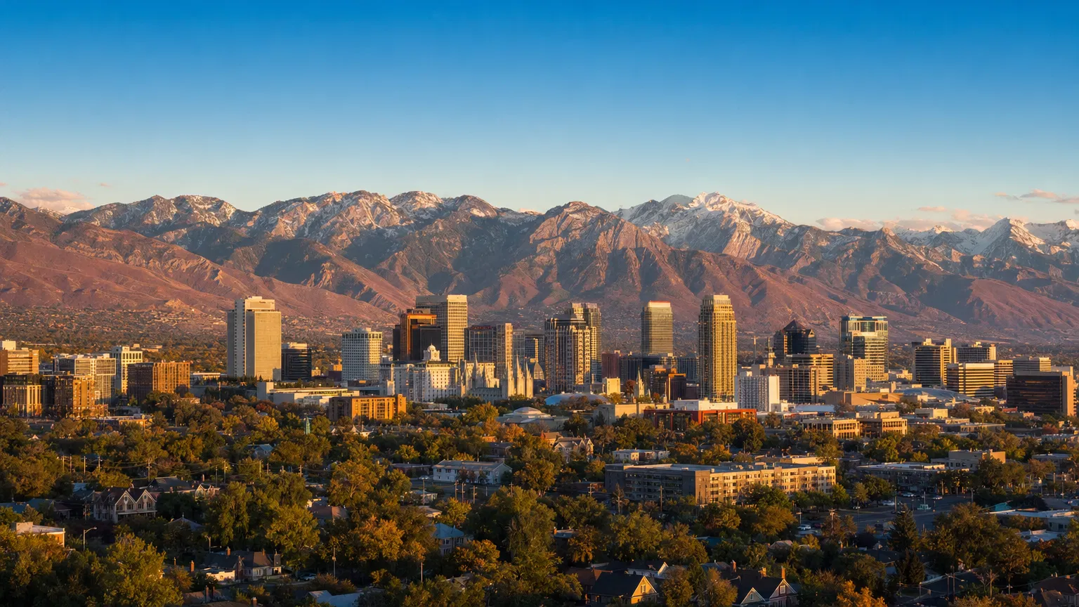 Salt Lake City skyline