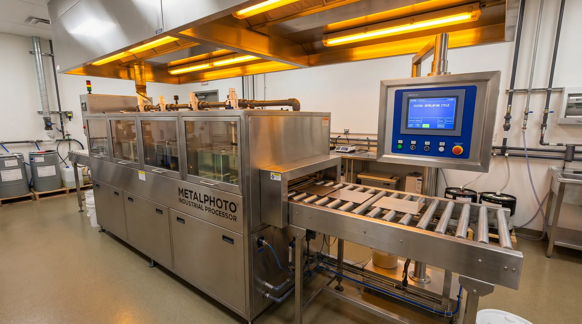 מכונת עיבוד ופיתוח כימי Metalphoto