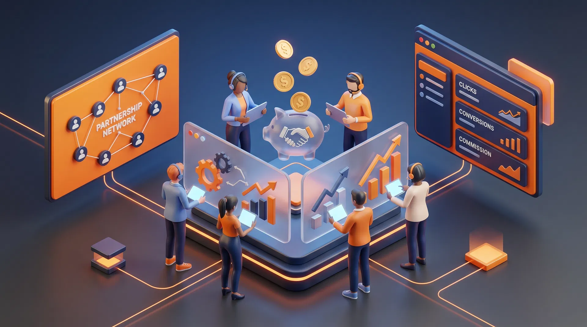 العمل كمسوقين بالعمولة