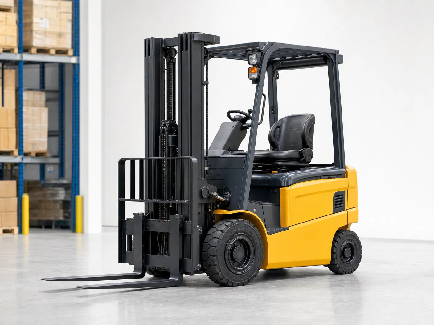 Electric forklift available for rental