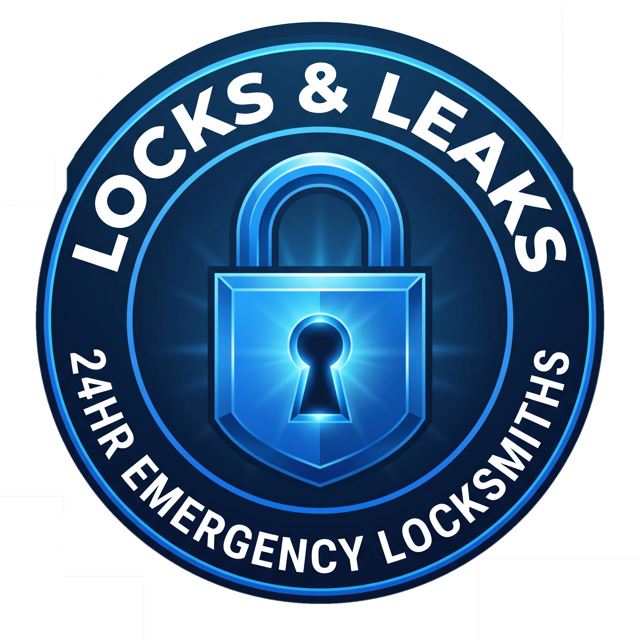 Locks & Leaks 24Hr Emergency Locksmiths badge logo