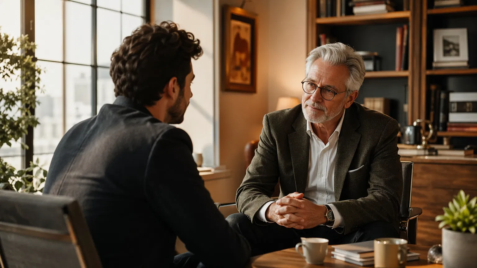 Business mentoring conversation