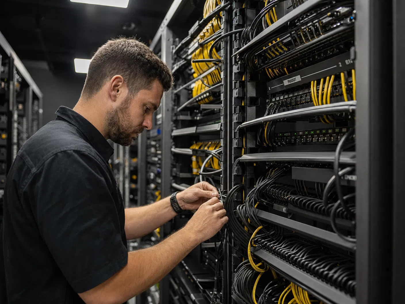 Voltech technician at work