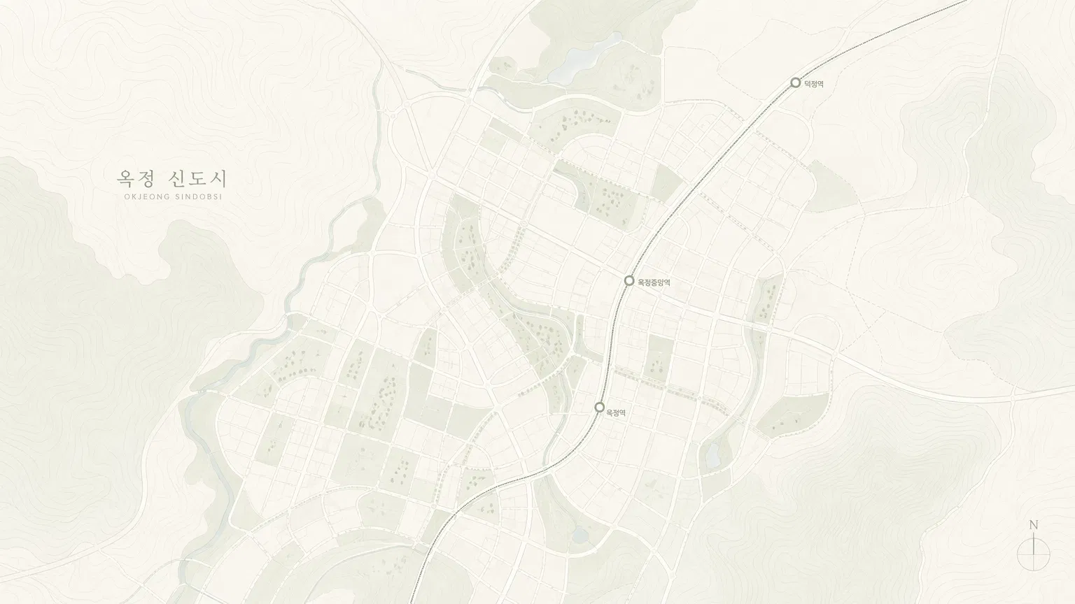 옥정신도시 지도