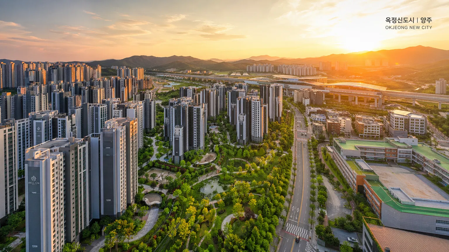 옥정신도시 전경