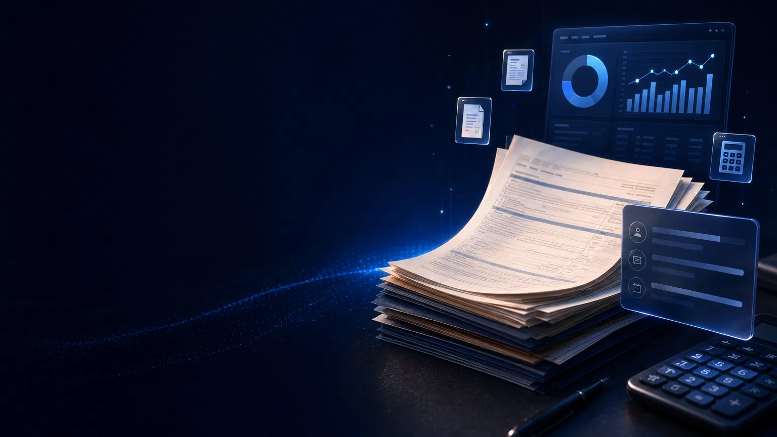 종합소득세 신고대리 자료 검토를 표현한 다봄세무회계 이미지